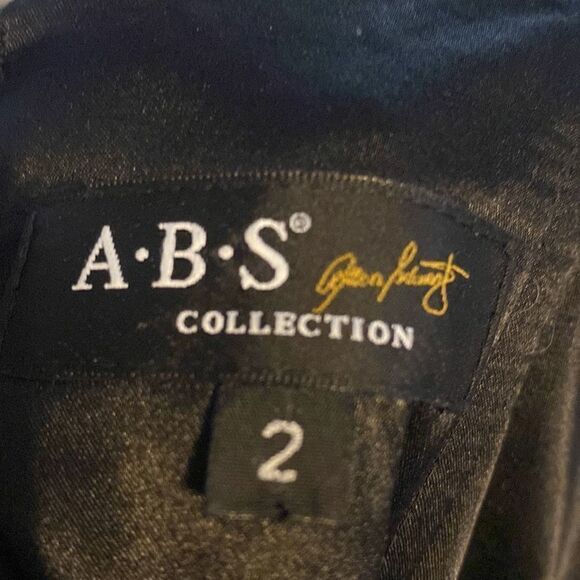 ABS Allen Schwartz strapless sequined Whimsigoth dress fairycore coquette - Picture 8 of 8